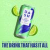 DASH Water Lime - 12 x Lime Flavoured Sparkling Spring Water - NO Sugar, NO Sweetener, NO Calories - Infused with Wonky Fruit (12 x 330ml cans) view 3