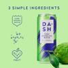 DASH Water Lime - 12 x Lime Flavoured Sparkling Spring Water - NO Sugar, NO Sweetener, NO Calories - Infused with Wonky Fruit (12 x 330ml cans) view 4