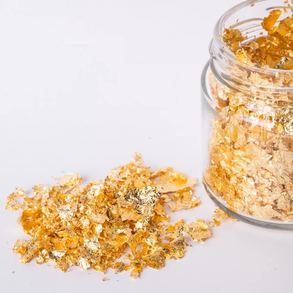 1G Edible Gold Flakes 23 KARATS "CHARRIER"