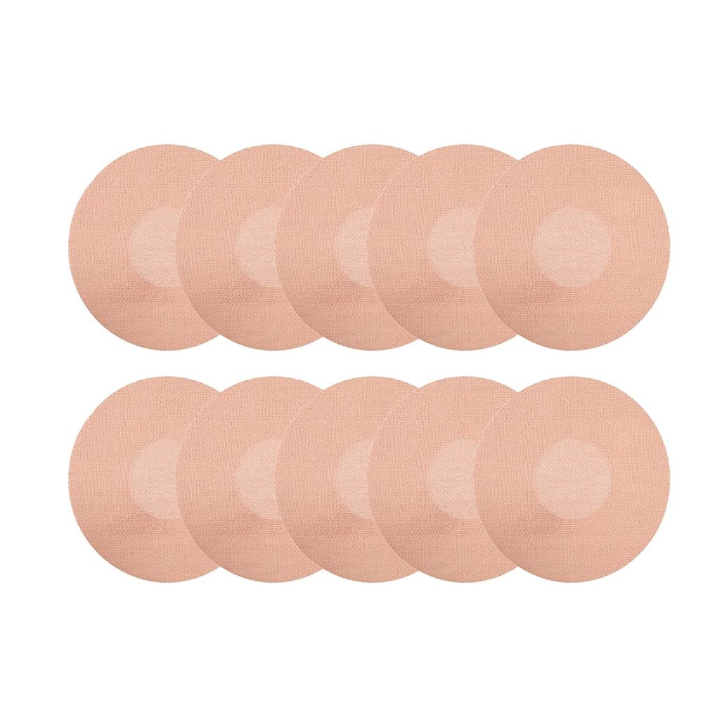 10 Pcs Waterproof Freestyle Libre Sensor Cover,Water Resistant & Durable for 10-14 Days Without Glue on Sensor Adhesive Patches Sweatproof Breathable for Freestyle Libre Adhesive Patches Sensor
