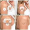 10 Pcs Waterproof Freestyle Libre Sensor Cover,Water Resistant & Durable for 10-14 Days Without Glue on Sensor Adhesive Patches Sweatproof Breathable for Freestyle Libre Adhesive Patches Sensor view 2
