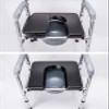 JHLP Universal Padded Commode Seat Cushion For Handicap Seniors - Raised Toilet Seat For Bedside Commodes, Showers, And Wheelchairs - C/U/O Shaped Toilet Cushion For Chair view 2