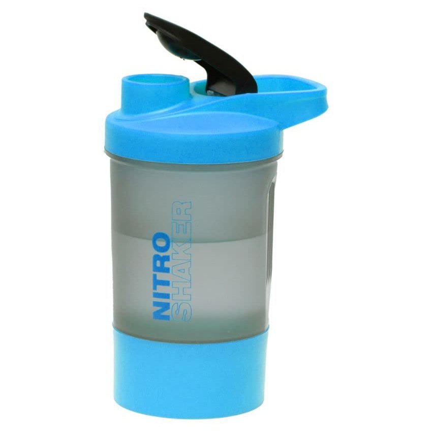 Bolt Shaker Bottle 700ml / On The Go Insulated Mug 320ml / Oasis Water Bottle 950ml / Mono Me Insulated Flask 690ml with Cup 290ml / You & Me Tumbler 690ml with Cup 230ml (Nitro Shaker, Blue - 600ml)
