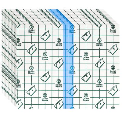 20 Pieces Tattoo Aftercare Waterproof Bandage, 12 x 15 cm Transparent Stretch Adhesive Bandage, Clear Adhesive Bandages, Protective Waterproof Film Dressing Cover Tape, Second Skin Tattoo Cover