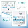 20 Pieces Tattoo Aftercare Waterproof Bandage, 12 x 15 cm Transparent Stretch Adhesive Bandage, Clear Adhesive Bandages, Protective Waterproof Film Dressing Cover Tape, Second Skin Tattoo Cover view 4
