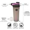 Nitro Shaker Bottle 600ml / On The Go Insulated Mug 320ml / Oasis Water Bottle 950ml / Mono Me Insulated Flask 690ml with Cup 290ml / You & Me Tumbler 690ml with Cup 230ml (Bolt Shaker, Pink - 700ml) view 2