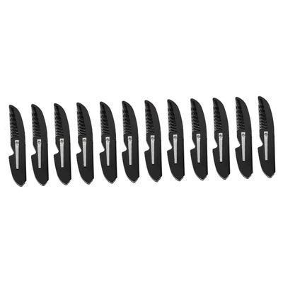 Beavorty 12pcs Portable Pocket Combs for Beard and Moustache Household Beard Comb Folding Design for Men's Grooming and Manscape