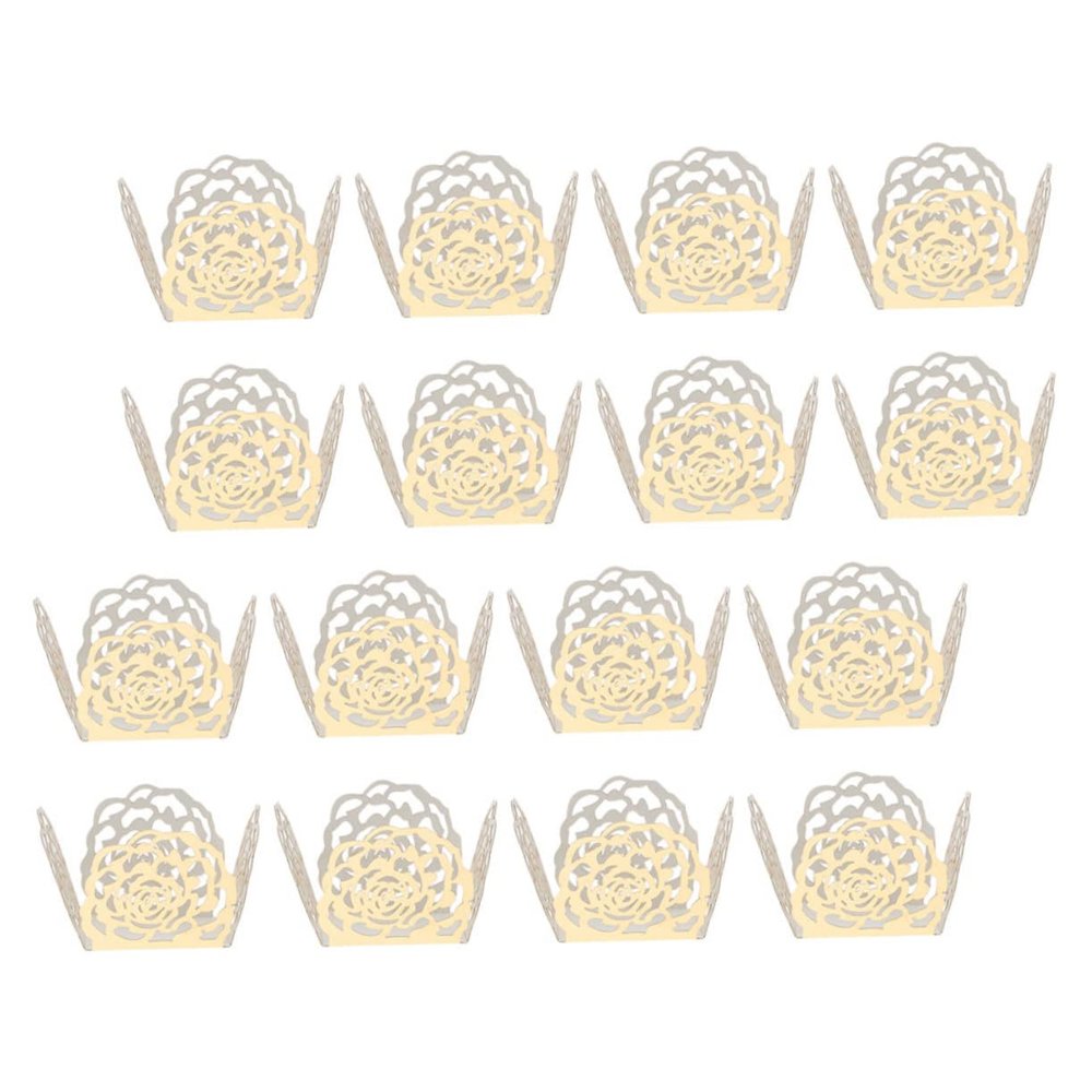 Hoement 100pcs Chocolate Decorative Box Candy Tray for Wedding Candy Bars Made of Paper Material for Party Dessert Displays Paper Wrapper Truffle Wrapper