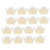 Hoement 100pcs Chocolate Decorative Box Candy Tray for Wedding Candy Bars Made of Paper Material for Party Dessert Displays Paper Wrapper Truffle Wrapper view 1