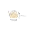 Hoement 100pcs Chocolate Decorative Box Candy Tray for Wedding Candy Bars Made of Paper Material for Party Dessert Displays Paper Wrapper Truffle Wrapper view 2