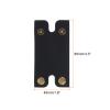 PATIKIL Leather Razor Head Protecting Cover, Double Edge Safety Razor Head Protecting Sheath Shaver Tip Cover for Travel, Black view 2