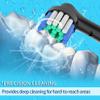 16 Count Replacement Toothbrush Heads Compatible for Oral B Electric Toothbrushes, Black. view 2