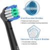 16 Count Replacement Toothbrush Heads Compatible for Oral B Electric Toothbrushes, Black. view 3