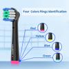 16 Count Replacement Toothbrush Heads Compatible for Oral B Electric Toothbrushes, Black. view 4