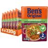 BEN'S ORIGINAL Wholegrain Brown Spicy Mexican Microwave Rice, Bulk Multipack 6 x 220g pouches view 1