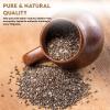Chia Seeds (900g / 31.75 oz) | Raw Chia Seeds | Pure and Natural | Vegan | Gluten Free | GMO Free | Premium Quality | Source of Fibre | No Additives | Authentic view 2