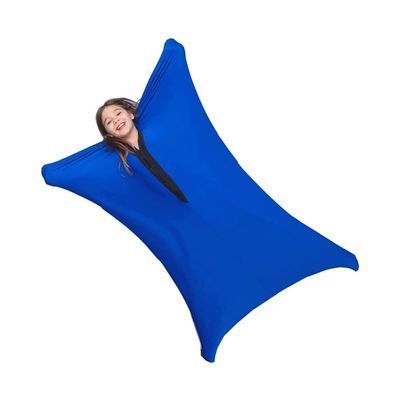 GADULU Full-Body Sensory Sock Elastic Stretchable Full Body Wrap Sock Stretchy Body Sensory Sock Elastic Dynamic Movement Sensory Sox (Color : Blue, Size : M/Medium-69 * 119cm)