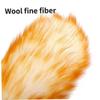 Lambswool Duster - Soft Fluffy Wool Duster with Wooden Handle - Anti Static Cleaning Brush view 3