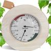 Evvmnaks Sauna Thermometer High Temperature Thermometer Hygrometer Analogue Made of Wood (, Alder or .- Noble Sauna Accessories Set view 3