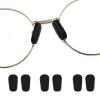 20pairs Air Cushion Soft Silicone Pressure Relief Eyeglass Nose Pad Universal(Black) view 1