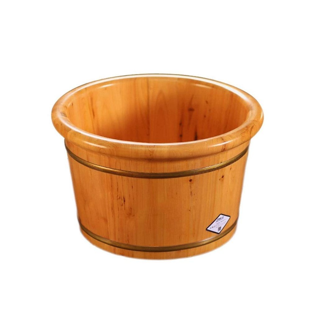 ANIFM Wood Foot Bath Bucket Wood Bucket for Pedicure,Foot Bath Spa Tub,Foot Basin for Adults,Foot Tub for Soaking Feet,Foot Soak Bucket Super easy to use Comfortable anniversary