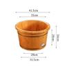 ANIFM Wood Foot Bath Bucket Wood Bucket for Pedicure,Foot Bath Spa Tub,Foot Basin for Adults,Foot Tub for Soaking Feet,Foot Soak Bucket Super easy to use Comfortable anniversary view 4