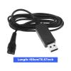 2PCS USB Shaver Charger Cable Compatible with Wahl Colour Pro 9649 Cordless Clippers Replacement 3.5V USB Power Cord Black 1.8m view 3