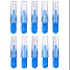 10Pcs Interdental Brush Dental Brushes Mini Teeth Brushes Dental Floss Brush Flossing Brushes Dental Hygiene Brush Flossing Sticks Braces Dental Brush for Cleaning Gaps Between Teeth (Blue/0.8mm) view 1