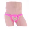 Adjustable Chastity Belt with Stainless Steel Ring Male Sexy Underpants Anti-Fall Chastity Cage(Pink) view 2