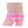Adjustable Chastity Belt with Stainless Steel Ring Male Sexy Underpants Anti-Fall Chastity Cage(Pink) view 4
