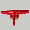 Adjustable Chastity Belt Male Chastity Lock Sexy Underpants Anti-Fall Chastity Cage(Red,M) view 3