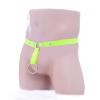 Adjustable Chastity Belt with Metal Ring Male Chastity Lock Sexy Underpants Anti-Fall Chastity Cage(Yellow) view 4