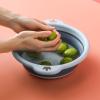 tinysiry Collapsible Tub Portable Washing Basin Large Capacity Plastic Washtub for Outdoor Camping, Space Saving for Dishing, Round Washing Up Bowl Dark Blue S 1 view 3