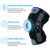 ABYON Hinged Knee Brace for Men and Women, Breathable Adjustable Knee Support with Open Patella and Dual Side Stabilizers for Knee Pain Relief, MCL, ACL, LCL, Tendonitis, Ligament (XXL) view 4