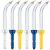RAXSEG Flosser Replacement Tips for Waterpik Periodontal Tips Dental Water Flosser Tips Replacement Tips for Waterpik Water Flossers (Like WP-100) and Other Brand Oral Irrigators(6 Pieces) view 1
