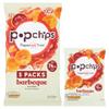 Popchips Mix Sour Cream & Onion BBQ Flavour Sea Salt Potato Snacks Bundle 5X17G Each Multipack Crisps Suitable For Vegetarians Boxed Treatz view 4