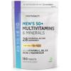 Multivitamin Tablets for Men 50 Plus | 180 Count | One-a-Day Formula | 28 Essential Nutrients | with Vitamin C, B6, D3, Iron and Magnesium | Vegan | by Horbaach view 1