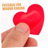ABOOFAN 250pcs Hemostatic Patches Breathable Wound Bandages Heart Shape Adhesive First Aids Supplies for Boys and Girls view 3