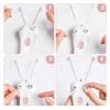 Lwuey Electric Facial Hair Remover, USB Chargeable Face Threading Machine Cotton String Thread Device Physical Threader Removal Tool Lip Chin Cheek Arm Leg Body Epilator Depilation Woman Portable view 4