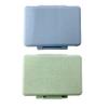 2 Pieces of Jiugongge Pill Box, Portable Storage Box, Mini Compartment Pill Box, Portable Sealed, Waterproof and Moisture-Proof Pill Box, Used for Travel, Business Trip, Outdoor Sports (Blue, Green) view 1