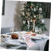 BCOATH 4 Rolls Christmas Toilet Tissues Santa Claus Pattern Dinner Paper Decorative Party Napkins Double-Layer Toilet Roll Festive Home Decor Dining Table view 4
