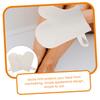 BIUDECO White Grey Felt Sauna Glove Five Fingers Water Absorption Heat Insulation Unisex Bathing Sauna Mitt Heat Protecting Mitten for Men Women view 4