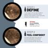 VOID Homme Beard Pen Filler for Men Instant Beard Pen & Filler Beard Pencil, Easy Beard Pen Liner, Beard Filler Pen & Beard Marker, Waterproof Pen (Dark Brown, Pack of 4) view 3
