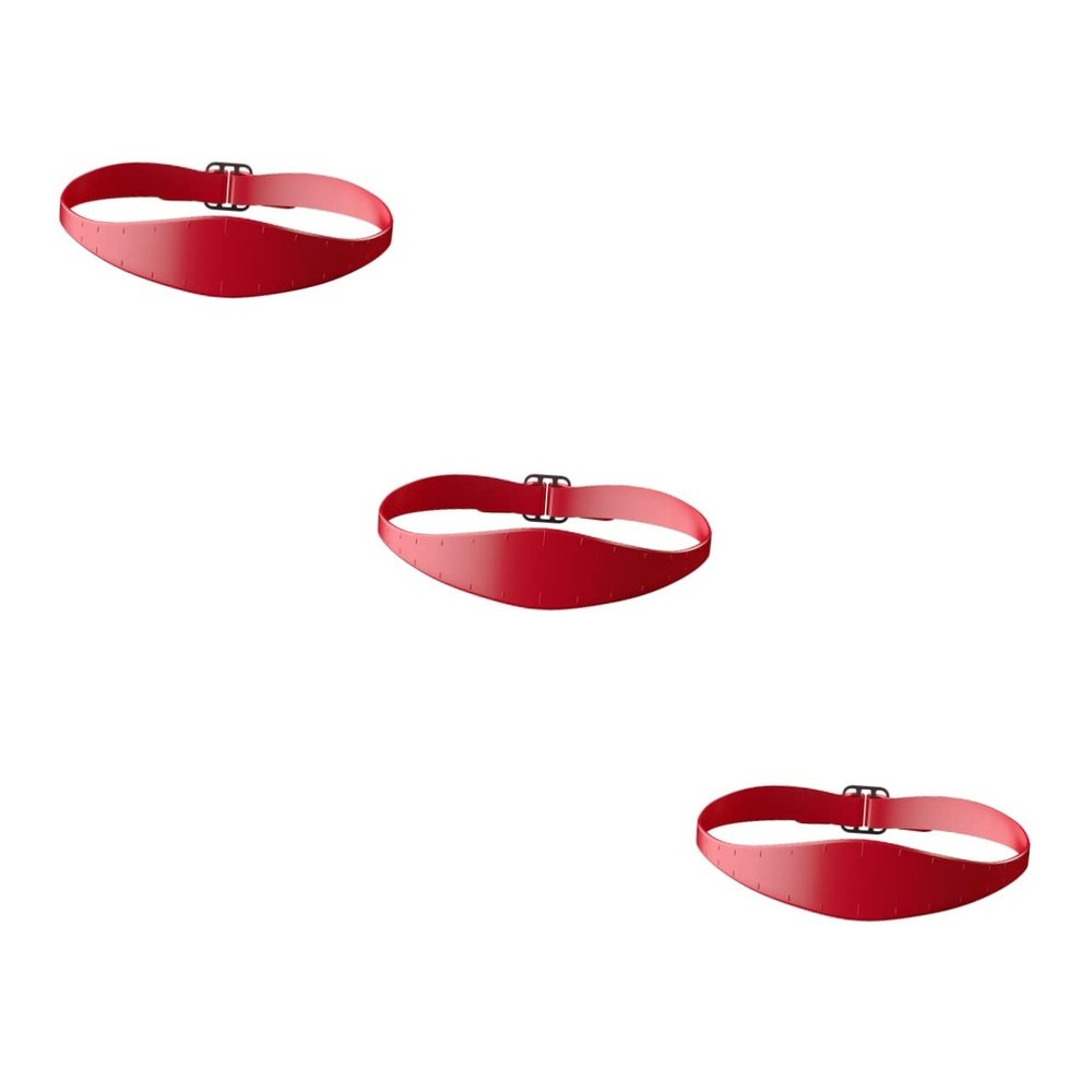 FRCOLOR 3pcs Silicone Hair Trimming Guide Fade Guide for Men Neckline Shaving Template Hair Cutting Tools