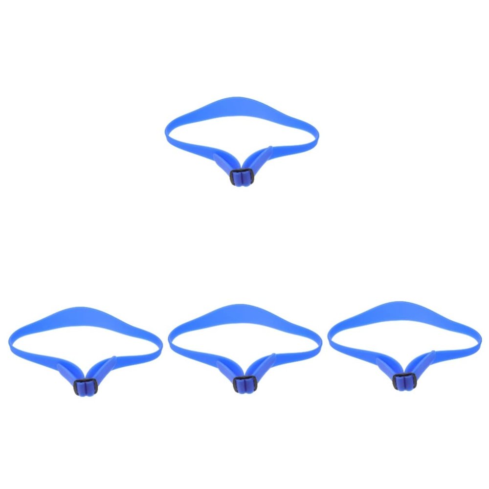 FRCOLOR 4pcs Silicone Fade Guide Adjustable Hair Cutting Guide for Neckline Shaving Template Barbering Accessories