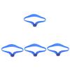 FRCOLOR 4pcs Silicone Fade Guide Adjustable Hair Cutting Guide for Neckline Shaving Template Barbering Accessories view 1