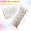 LISHINE 50 Pack Macaron Boxes for 4 to 5, Macaron Box with Clear Window, Rectangle Macarons Packaging Boxes for Chocolate, Treat, Truffle, Cookies or Muffins view 2