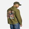 Redefined Rebel Men's rrjack Shirt, Dark Olive, L view 4