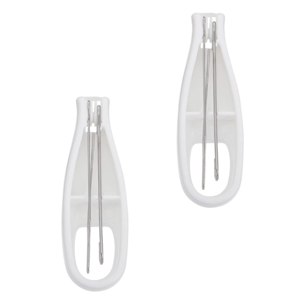 Ciieeo 2pcs Button Press Dressing Assistance Tool Coat Button Hook Fixed Hook for Wedding Dress Zipper Pulling Helper