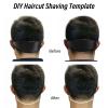 Neckline Shaving Template Adjustable Curved Silicone Band Hair Trimming Guide for Children Adults Adjustable Fade Guide for Hair Clippers (Black) view 3